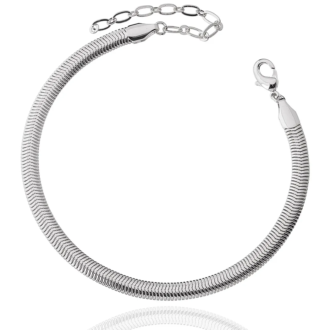 Pulseira Rabo de Rato Banho Branco - Imagem 2